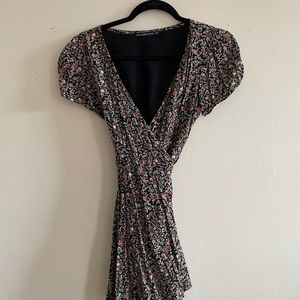Black Abercrombie Wrap Dress